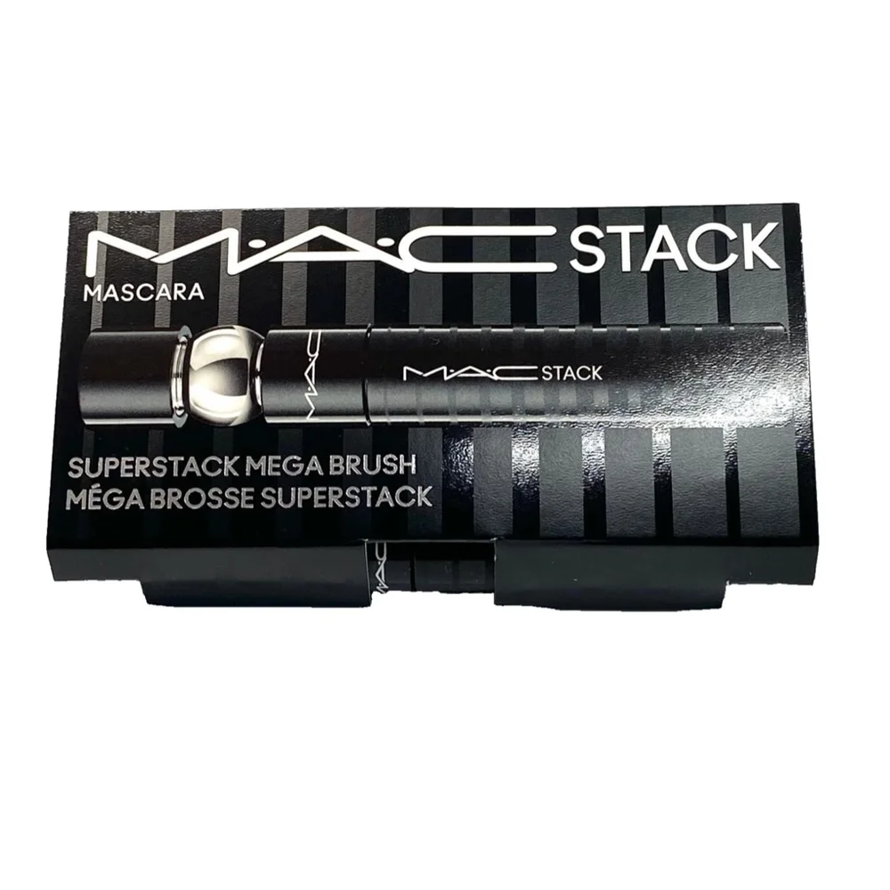MAC Stack Mascara Superstack Mega Brush Black Mascara Travel Size 0.1 oz / 3 ml